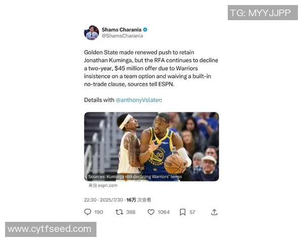 库明加续约引热议合同细节曝光或为小库里腾出空间 库明加续约引热议合同细节曝光或为小库里腾出空间